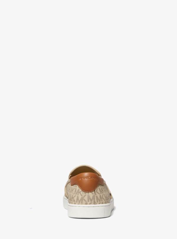 Panske Tenisky Michael Kors Owen Logo Embossed Suede Espadrille Hnede Čierne - Topanky Michael Kors Levně | SPVYC-7908